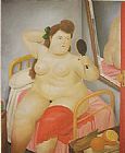 Fernando Botero La Toilette painting